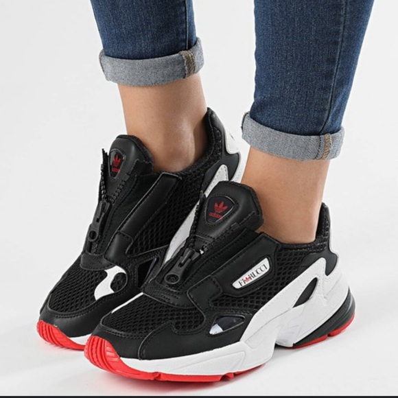 adidas Shoes - Fiorucci x Wmns Falcon Zip 'Red' EF3644 women’s running shoes size 7.5 Adidas